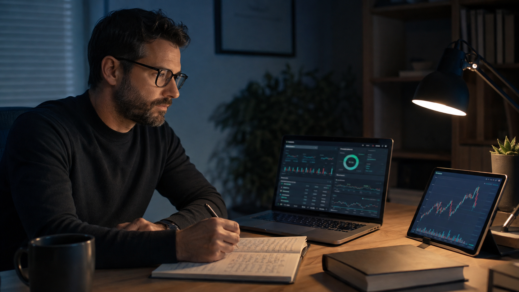 Trading Consapevole 4 Trader che controlla strumenti automatici Forex e le proprie regole operative